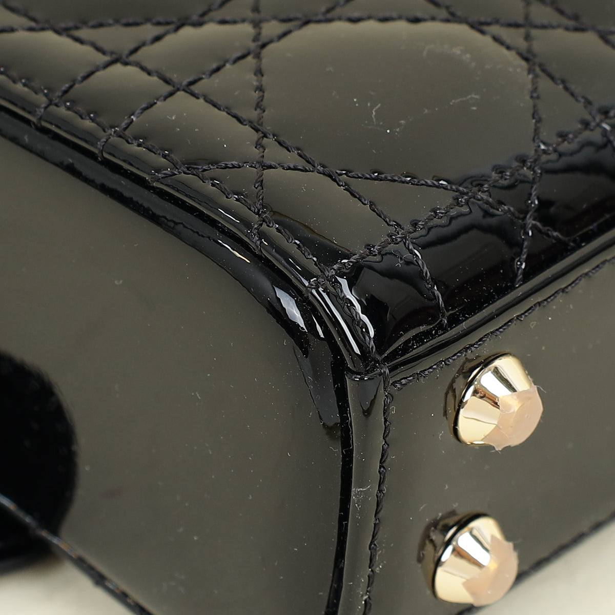 Christian Dior Black Lady Dior Micro Bag