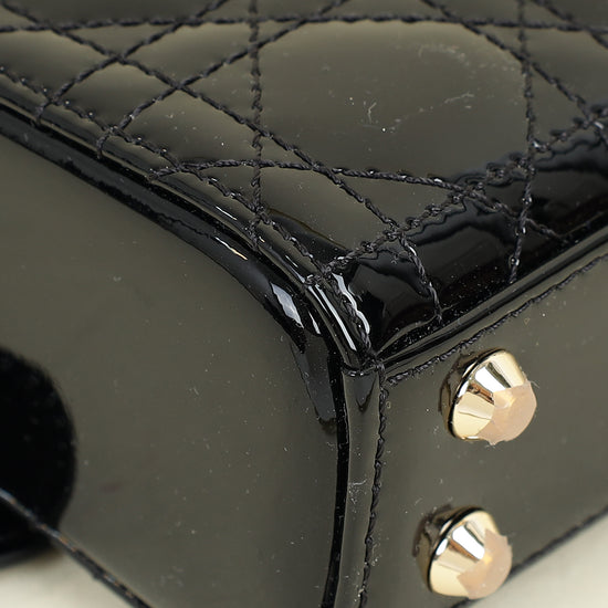 Christian Dior Black Lady Dior Micro Bag