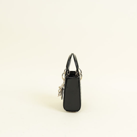 Christian Dior Black Lady Dior Micro Bag