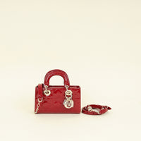 Christian Dior Red Cherry Lady D-Joy Micro Bag