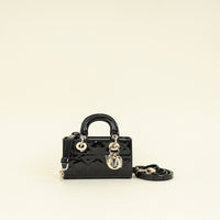 Christian Dior Black Lady D-Joy Micro Bag