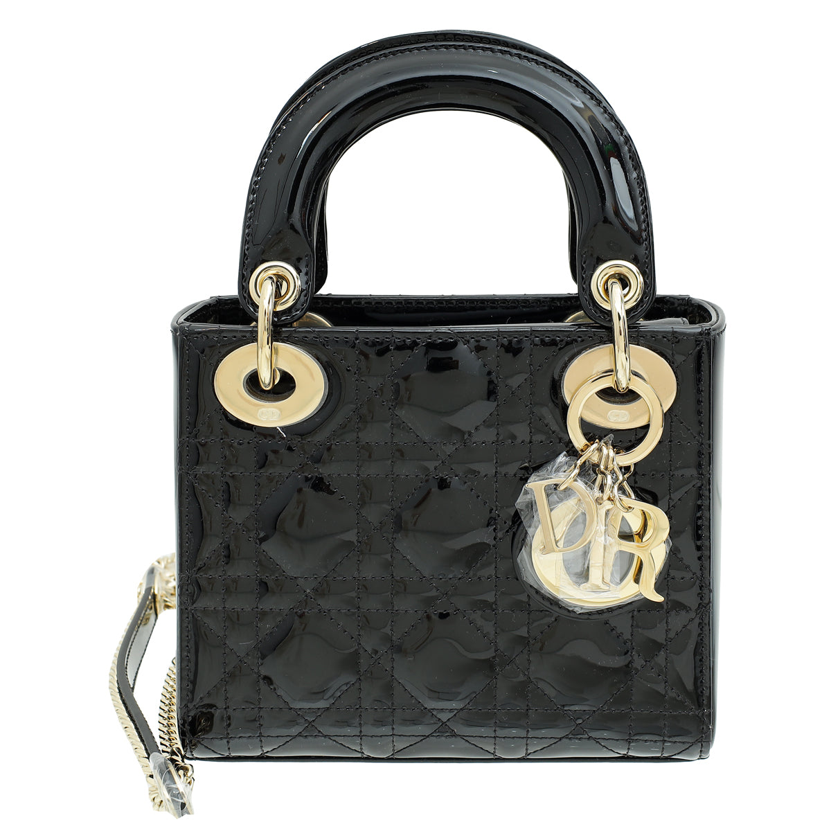 Christian Dior Black Mini Chain Lady Dior Bag-Christian Dior-THE CLOSET
