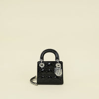 Christian Dior Black Chain Mini Lady Dior Bag