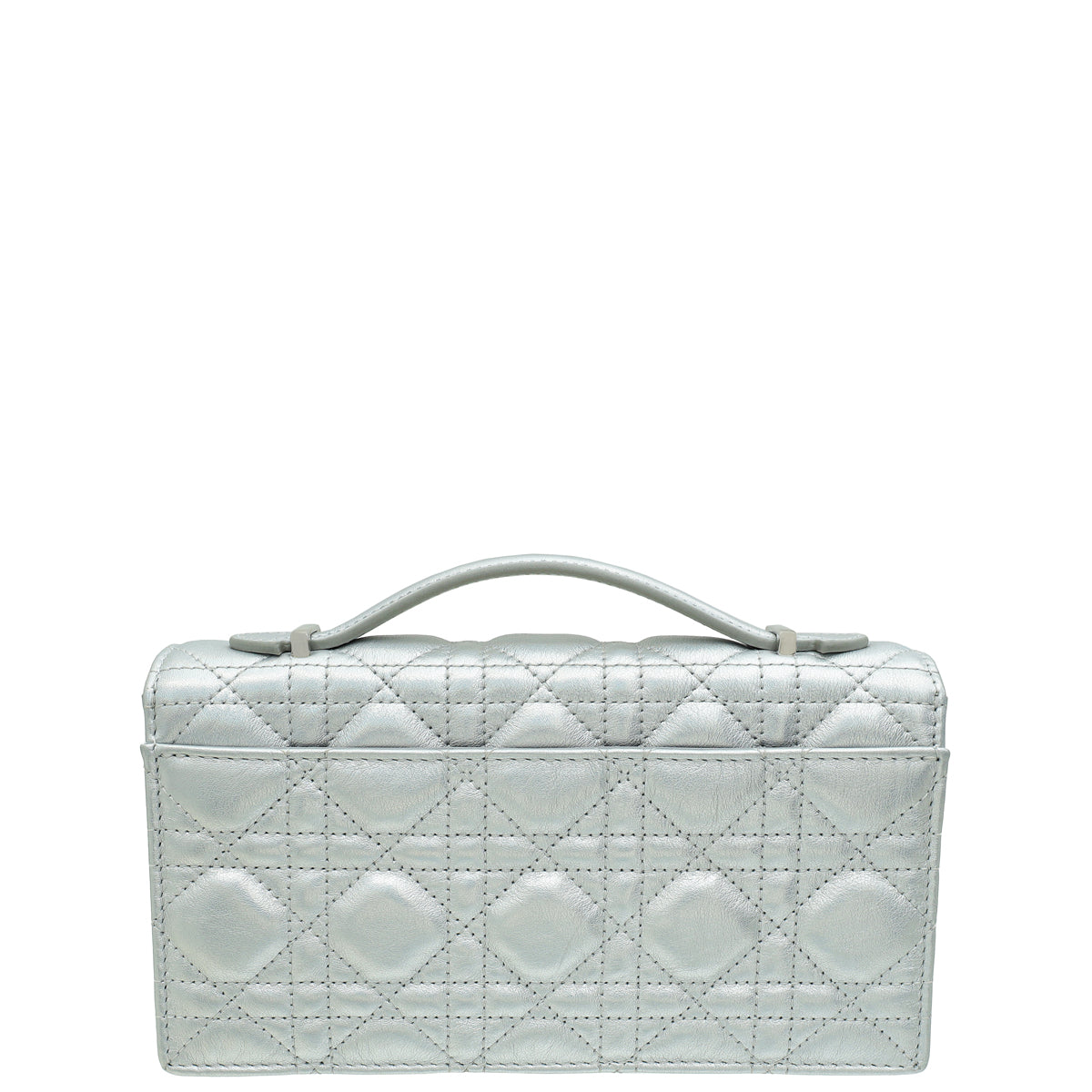 Christian Dior Iridescent Metallic Silver My Dior Cannage Mini Bag-Christian Dior-THE CLOSET