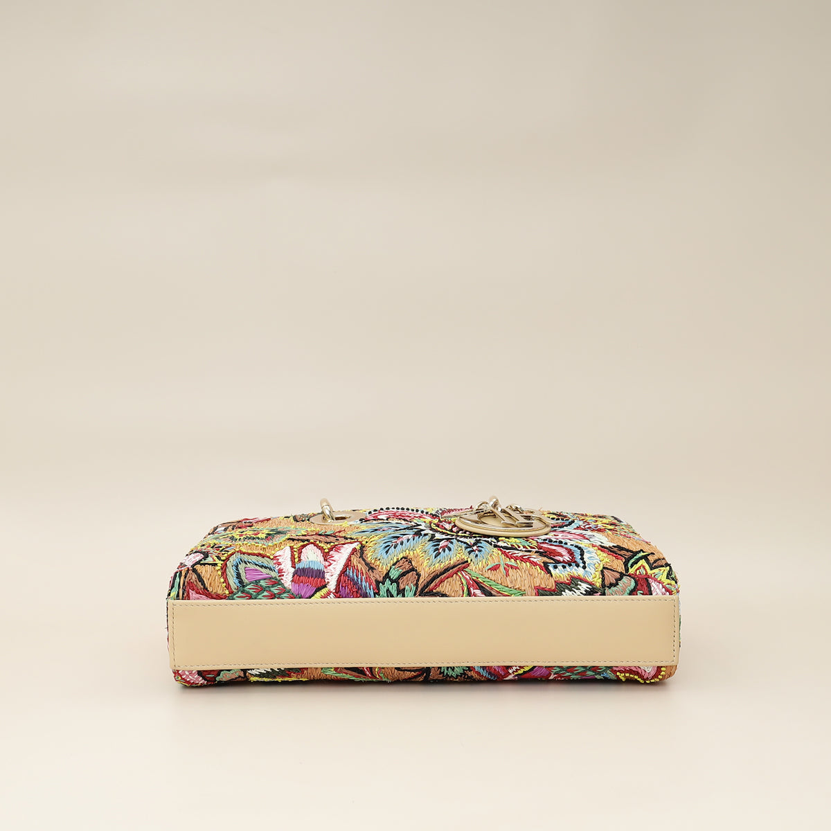 Christian Dior Multicolor Lady D-Joy Medium Raffai Albero della Vita Embroidery Bag-Christian Dior-THE CLOSET