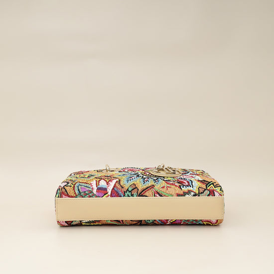 Christian Dior Multicolor Lady D-Joy Medium Raffai Albero della Vita Embroidery Bag-Christian Dior-THE CLOSET