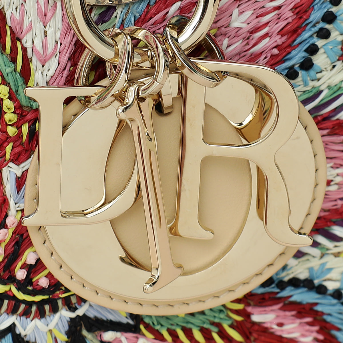 Christian Dior Multicolor Lady D-Joy Medium Raffai Albero della Vita Embroidery Bag-Christian Dior-THE CLOSET