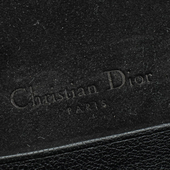 Christian Dior Black Saddle Belt Pouch