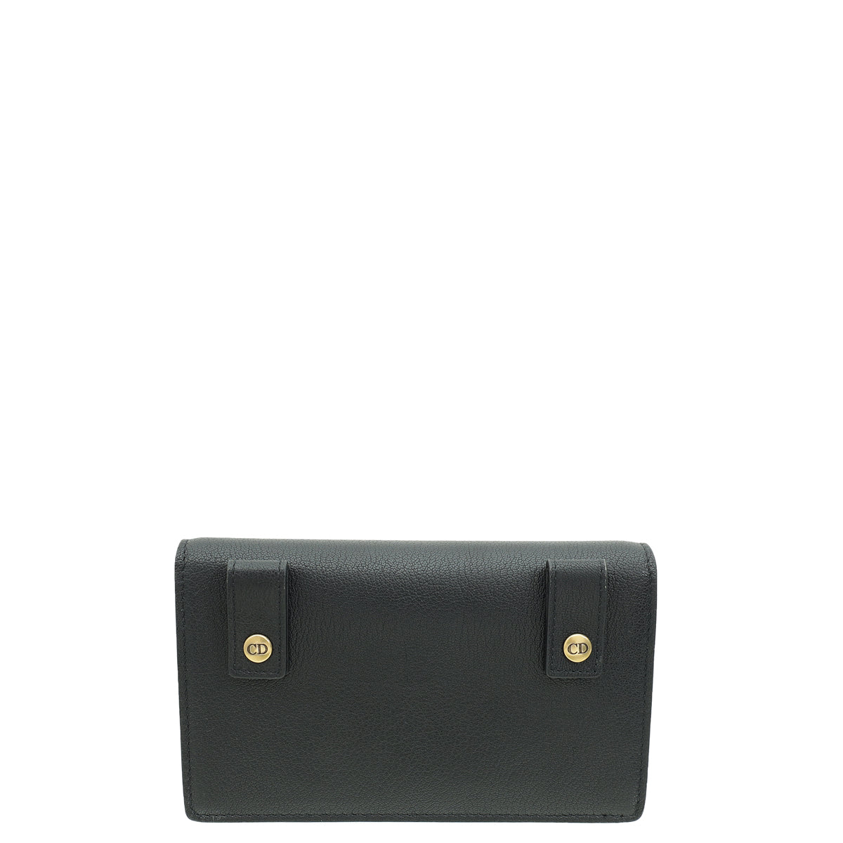 Christian Dior Black Saddle Belt Pouch