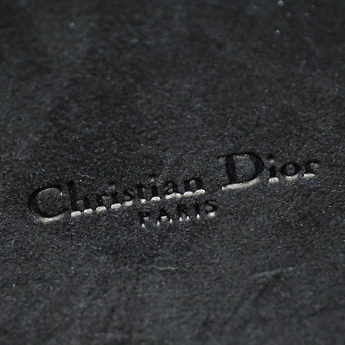 Christian Dior Black Caro Double Pouch