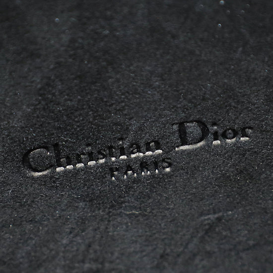 Christian Dior Black Caro Double Pouch