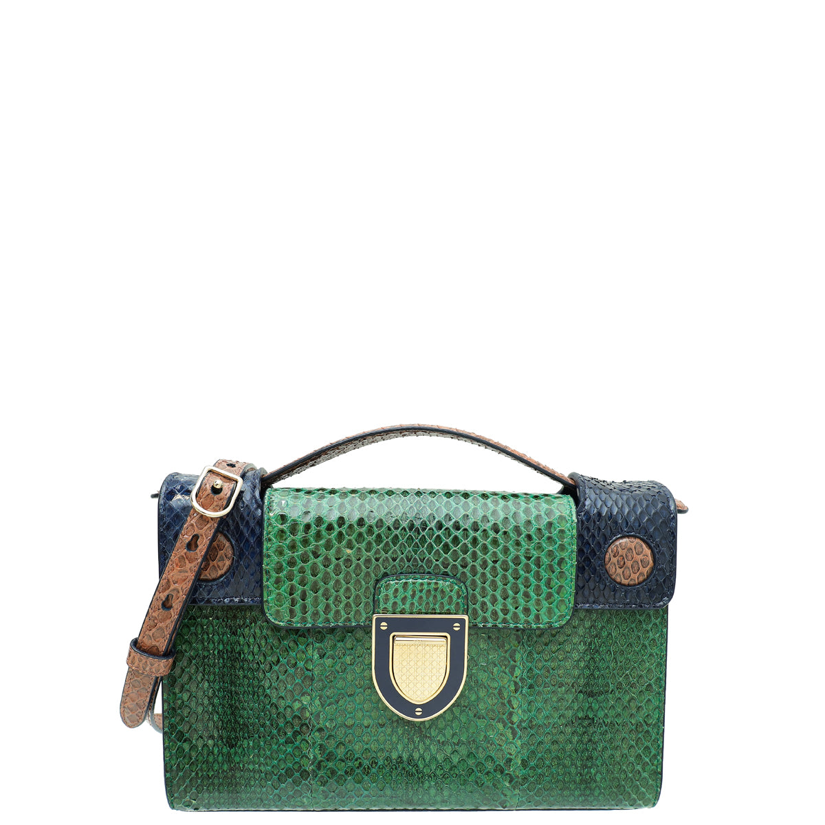 Christian Dior Multicolor Python Diorever Mini Bag-Christian Dior-THE CLOSET