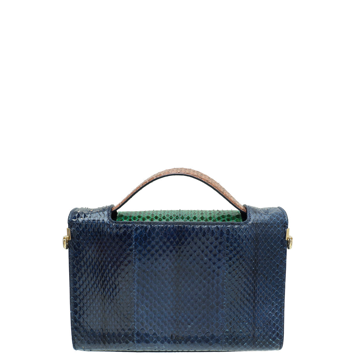 Christian Dior Multicolor Python Diorever Mini Bag