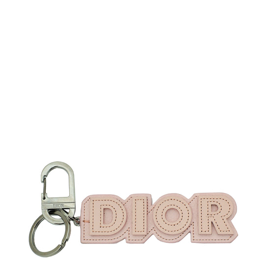 Christian Dior Pink Logo Key Ring