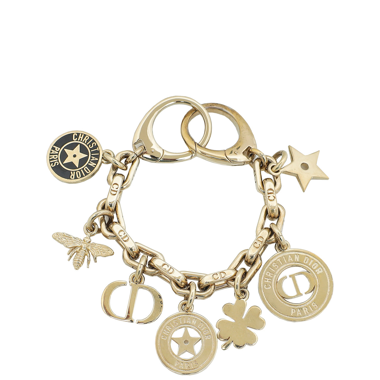 Christian Dior Gold Finish 30 Montaigne Bag Charm-Christian Dior-THE CLOSET