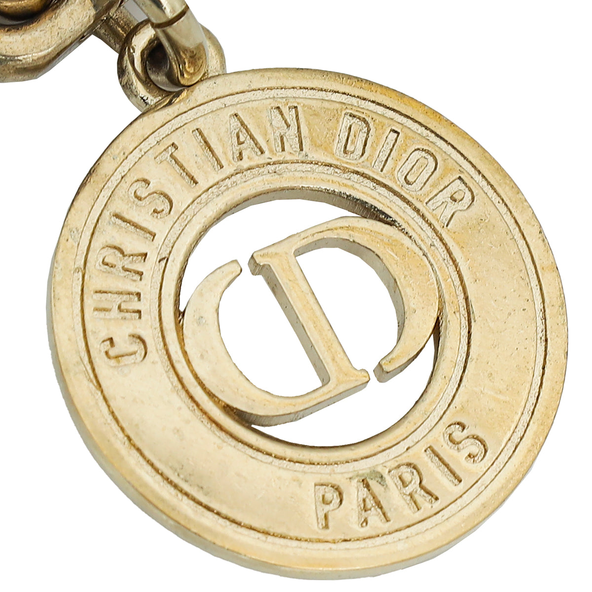 Christian Dior Gold Finish 30 Montaigne Bag Charm-Christian Dior-THE CLOSET