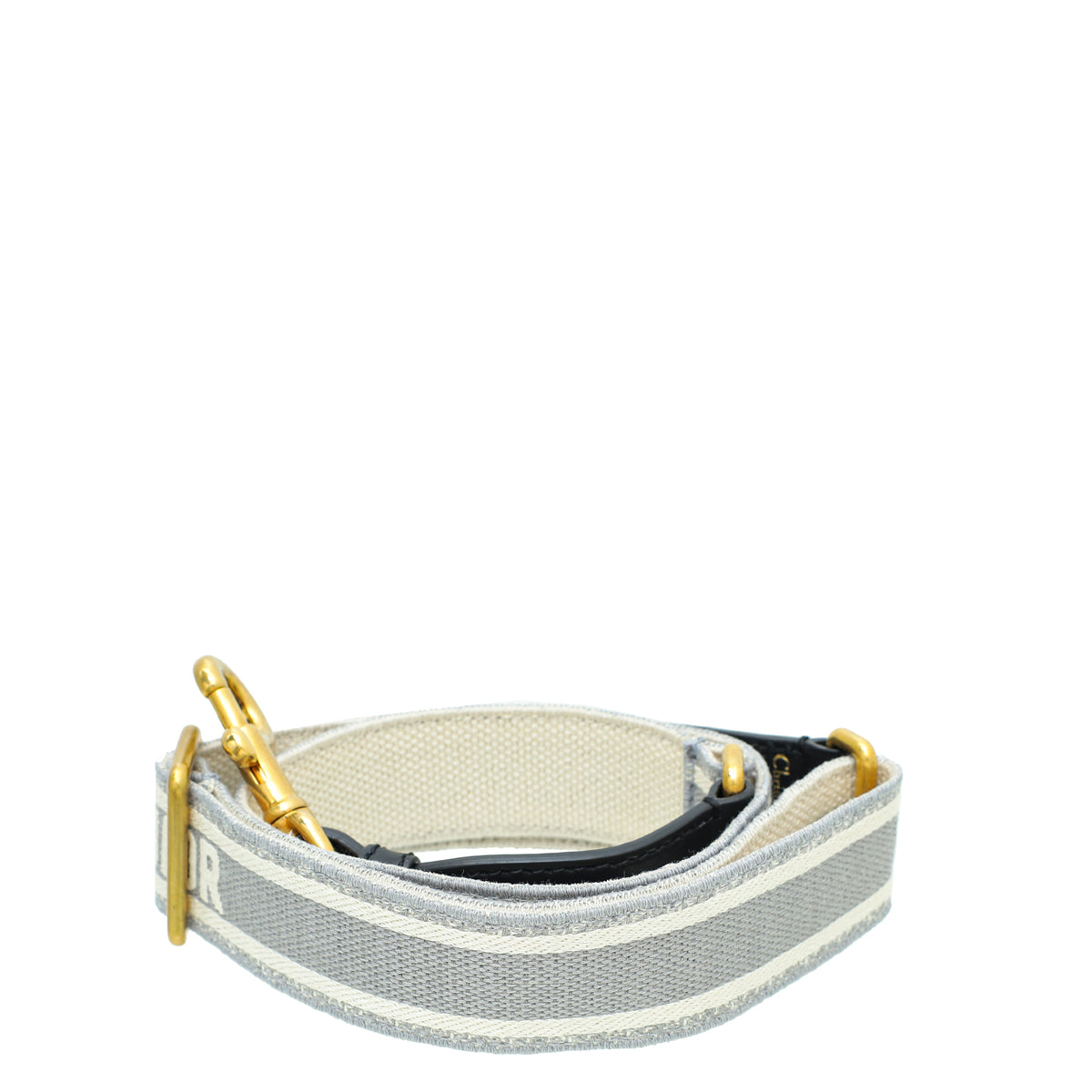 Load image into Gallery viewer, Christian Dior Bicolor &amp;#39;Christian Dior&amp;#39; Embroidery Adjustable Shoulder Strap
