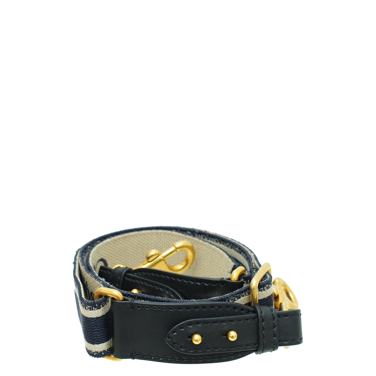 Christian Dior Bicolor Embroidery Adjustable Shoulder Strap-Christian Dior-THE CLOSET