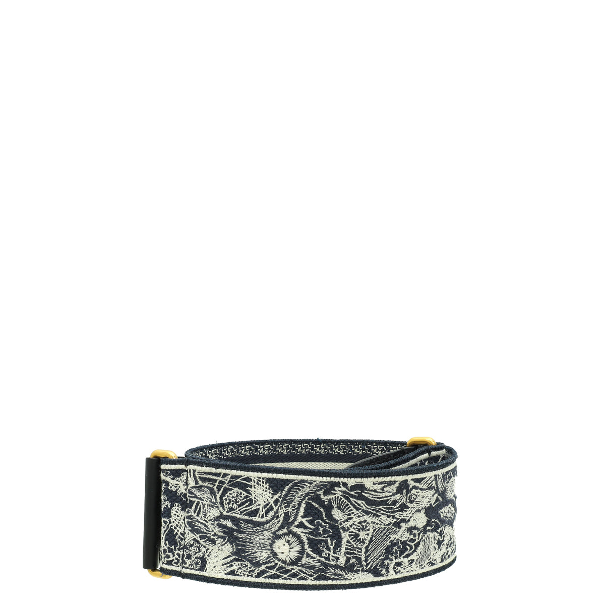 Christian Dior Bicolor Toile de Jouy Embroidery Adjustable Shoulder Strap-Christian Dior-THE CLOSET