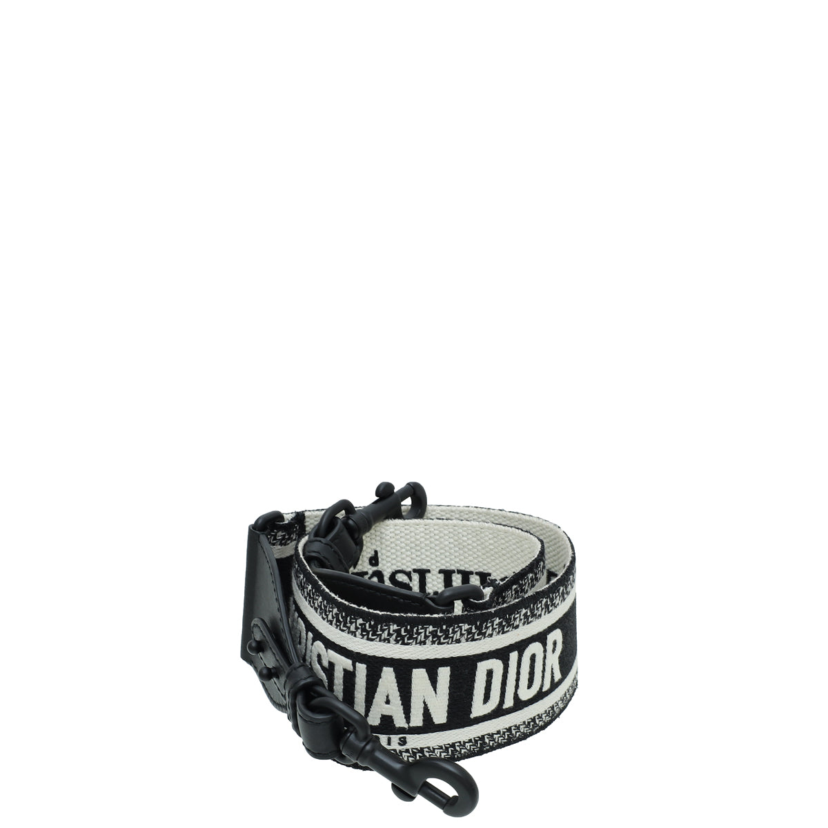 Christian Dior Bicolor Ultramatte CHRISTIAN DIOR' Embroidery Bag Strap-Christian Dior-THE CLOSET