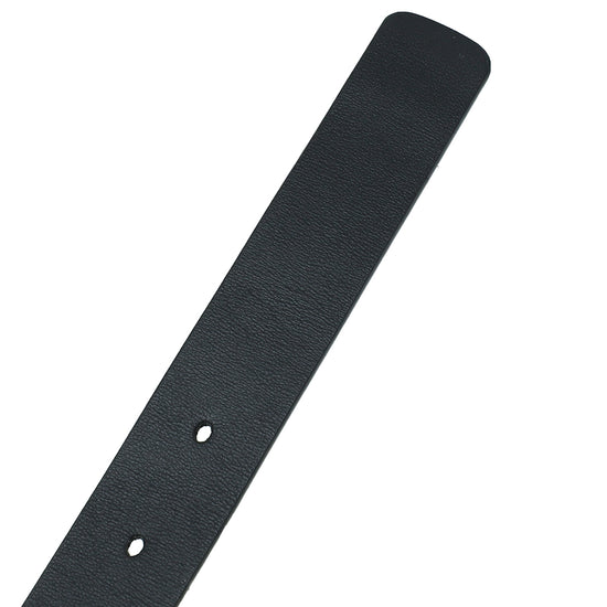 Christian Dior Black CD Cut Out 25mm Belt