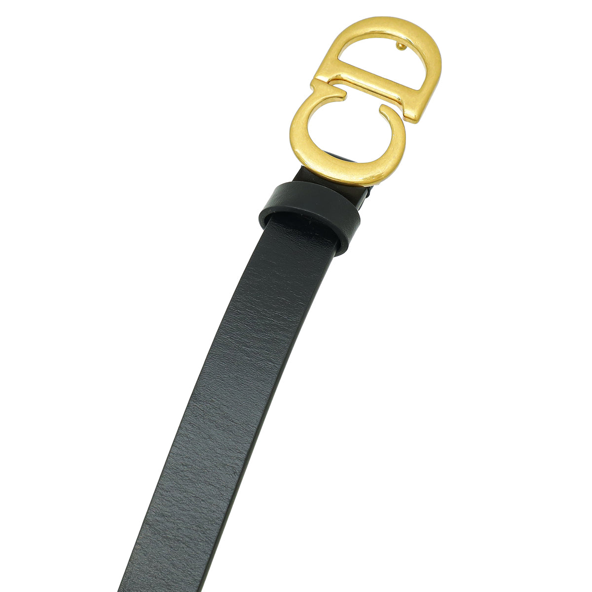 Christian Dior Black Saddle 20mm Belt