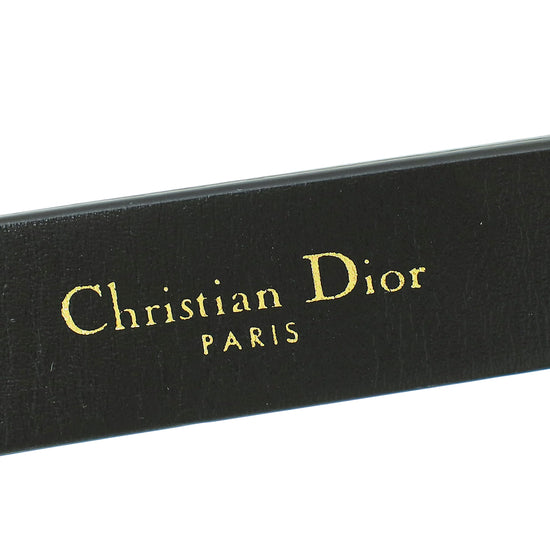 Christian Dior Black Saddle 20mm Belt