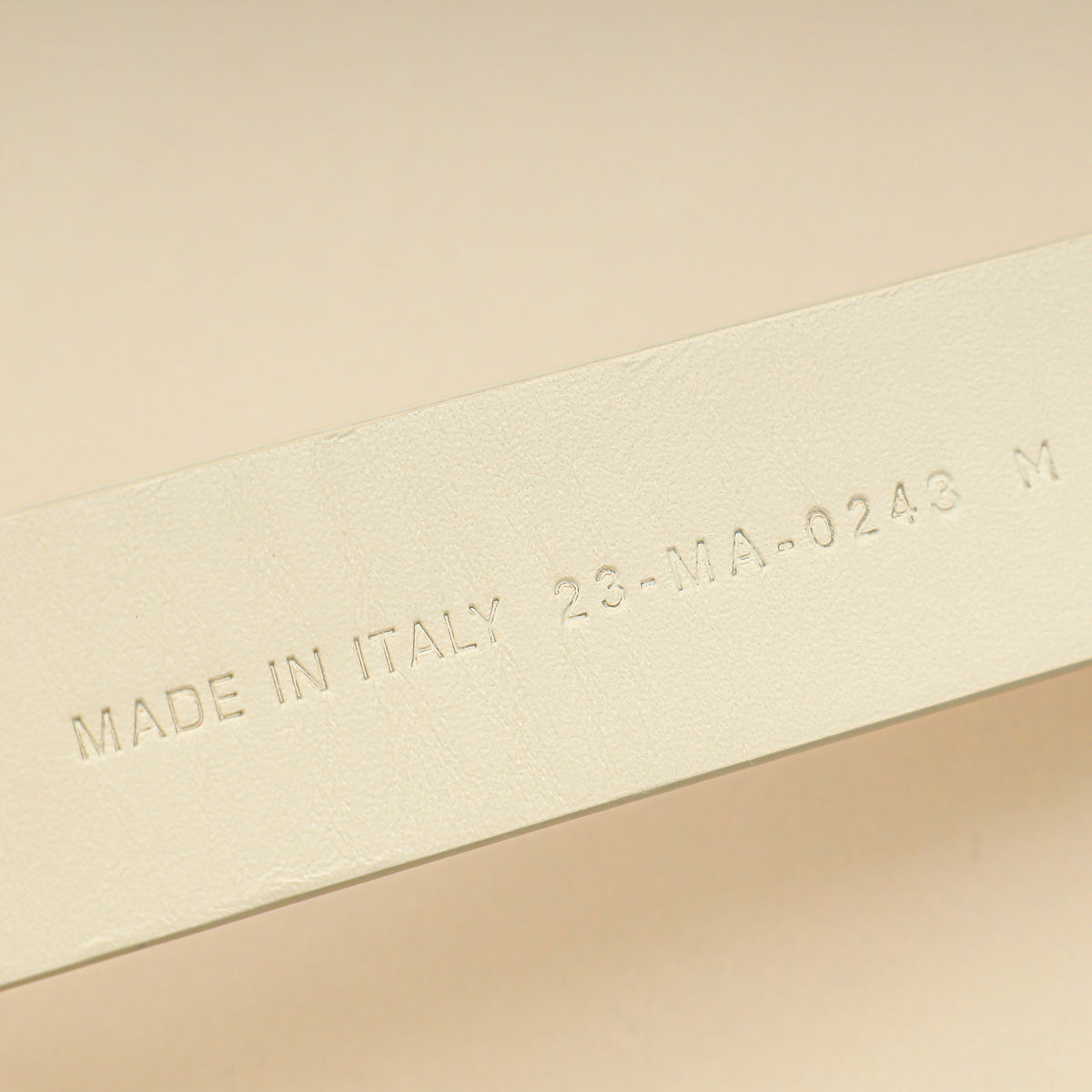 Christian Dior White 30 Montaigne Avenue Belt-Christian Dior-THE CLOSET