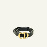 Christian Dior Black Saddle 20mm Belt