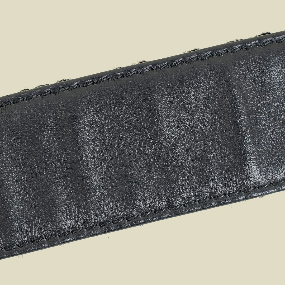 Christian Dior Navy Blue Oblique Diorquake 35mm Buckle Belt