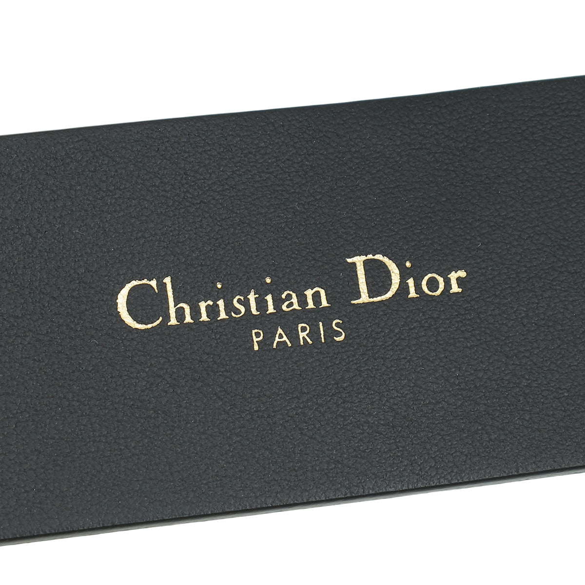 Christian Dior Black Diorquake 35mm Belt