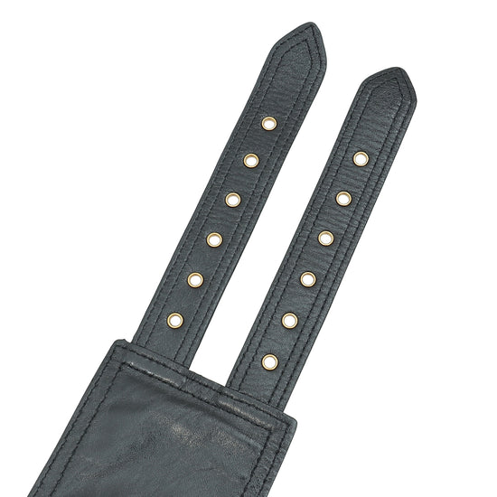 Load image into Gallery viewer, Christian Dior Black Saddle Belt Bag
