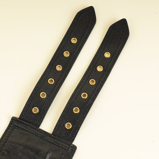 Christian Dior Black Saddle Belt Bag-Christian Dior-THE CLOSET