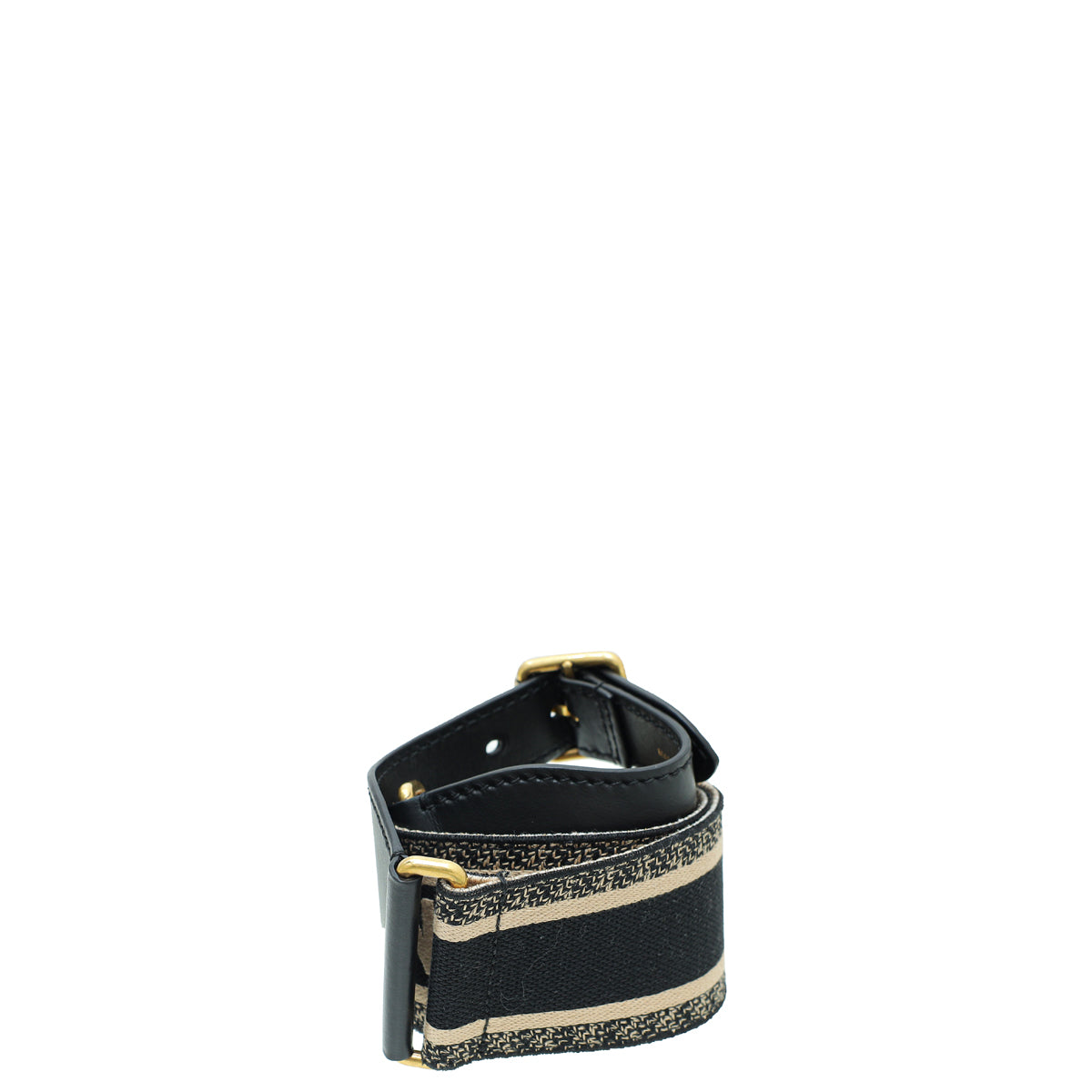Christian Dior Bicolor Wide Jacquard Waist Belt-Christian Dior-THE CLOSET
