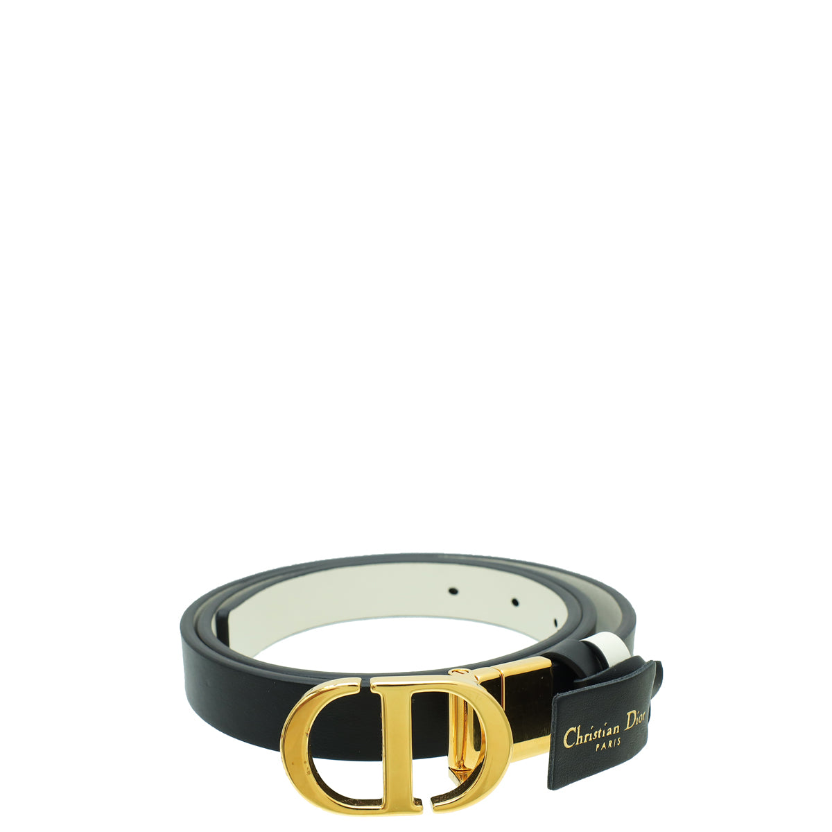 Christian Dior Bicolor 30 Montaigne Reversible 20mm Belt