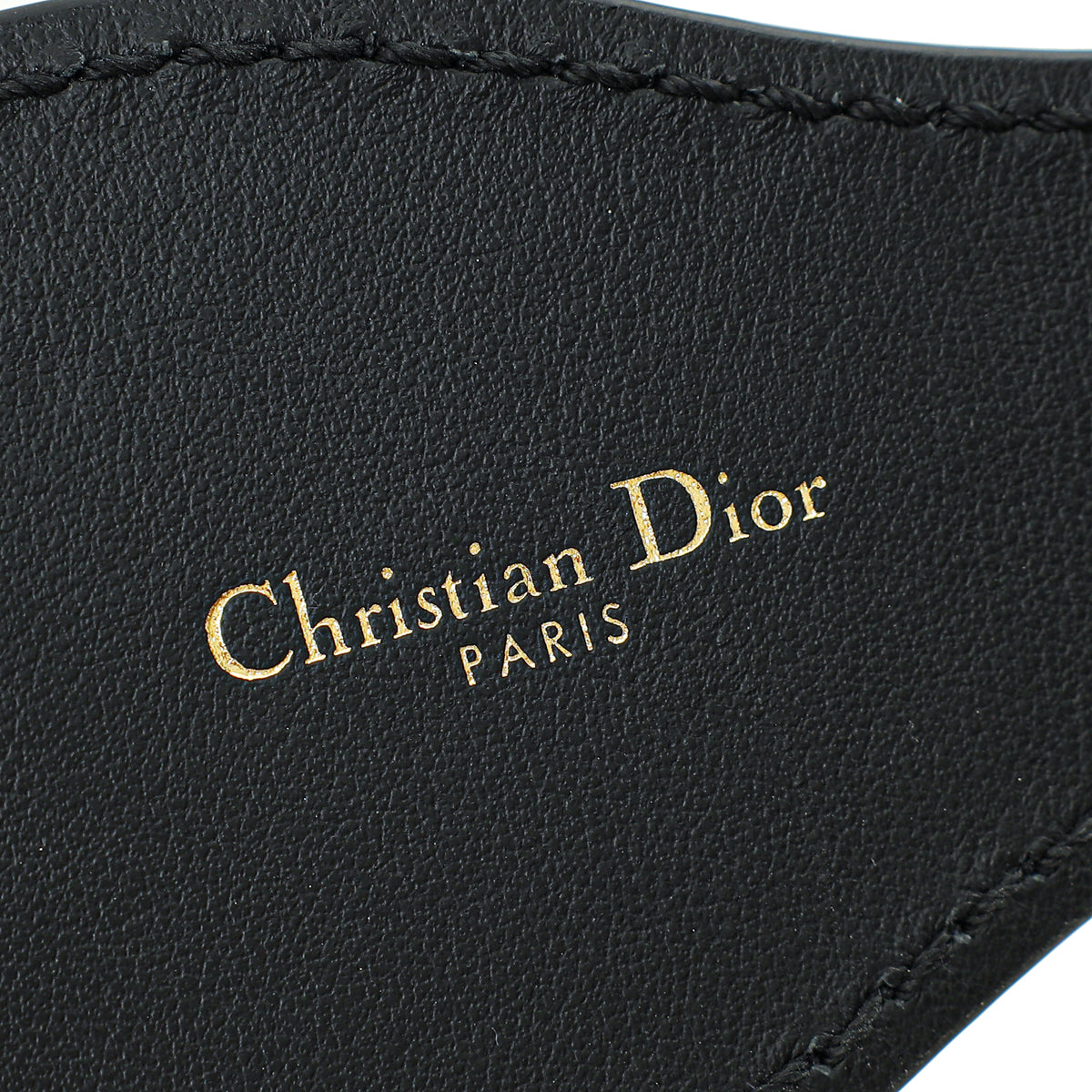 Christian Dior Bicolor Jacquard Logo Oblique CD Waist Belt