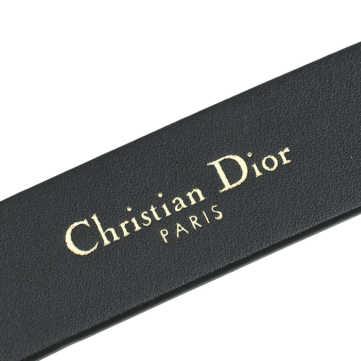 Christian Dior Black Ultrasoft CD Saddle 20mm Belt – THE CLOSET