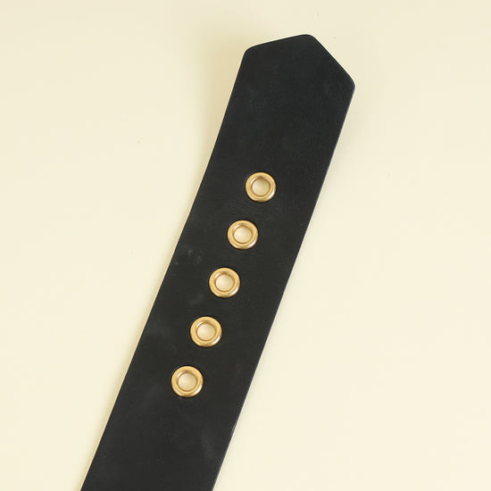 Christian Dior Black Diorquake 55mm Belt