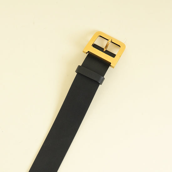 Christian Dior Black Diorquake 35mm Belt