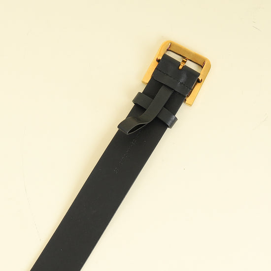 Christian Dior Black Diorquake 35mm Belt