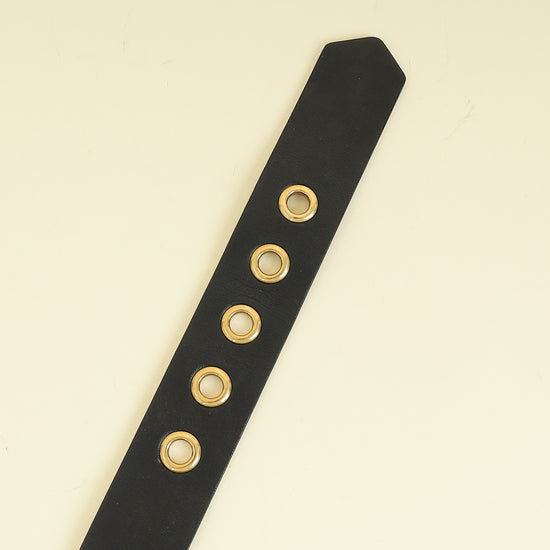 Christian Dior Black Diorquake 35mm Belt