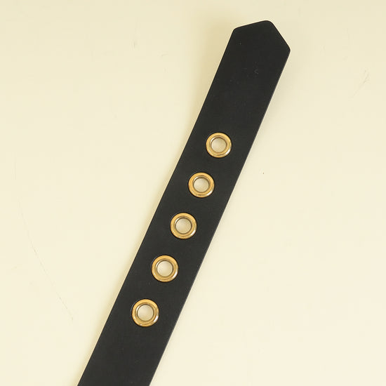 Christian Dior Black Diorquake 35mm Belt