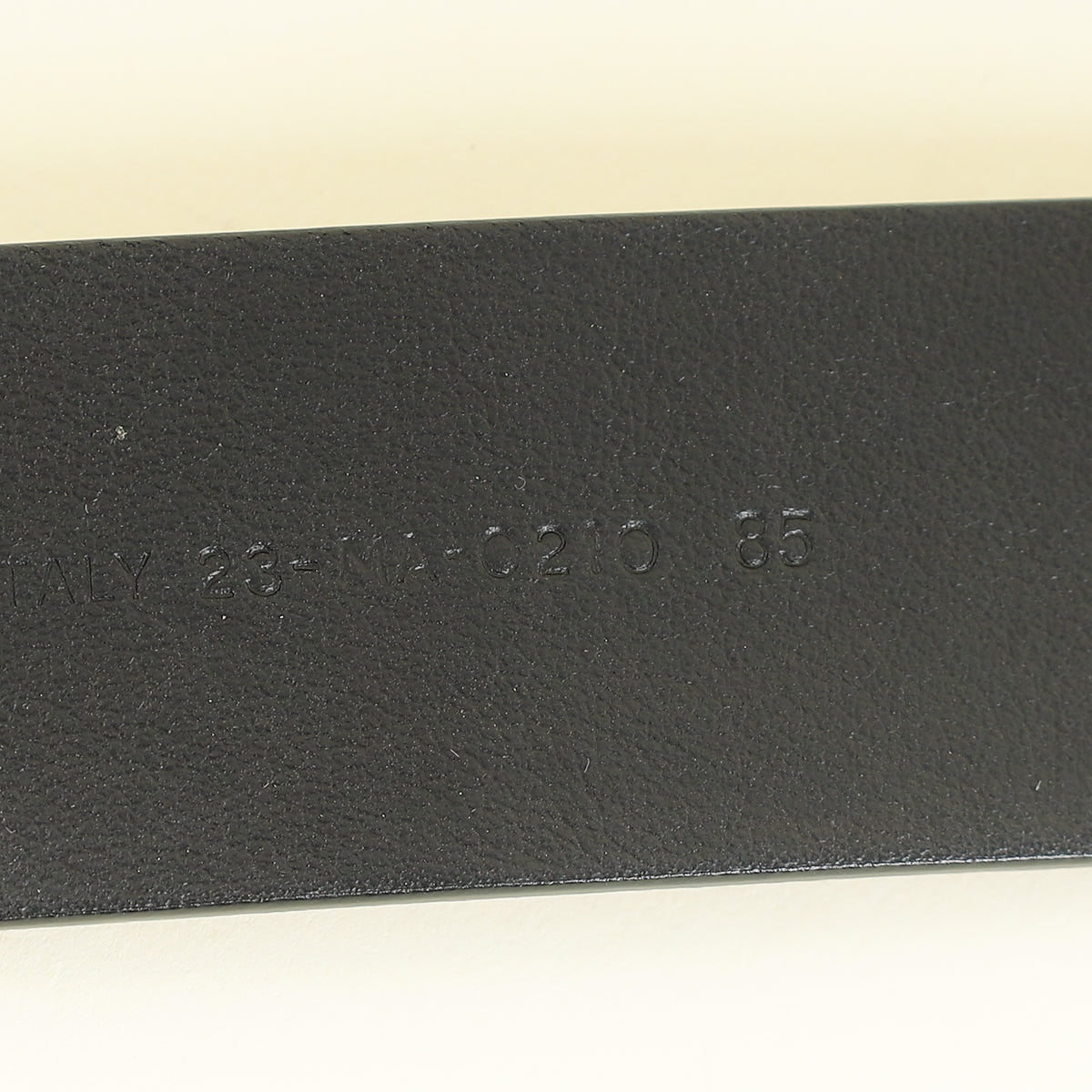 Christian Dior Black Diorquake 35mm Belt