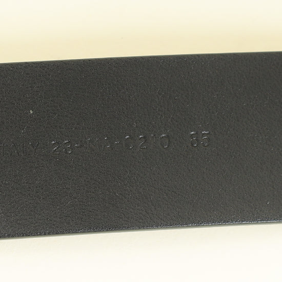 Christian Dior Black Diorquake 35mm Belt