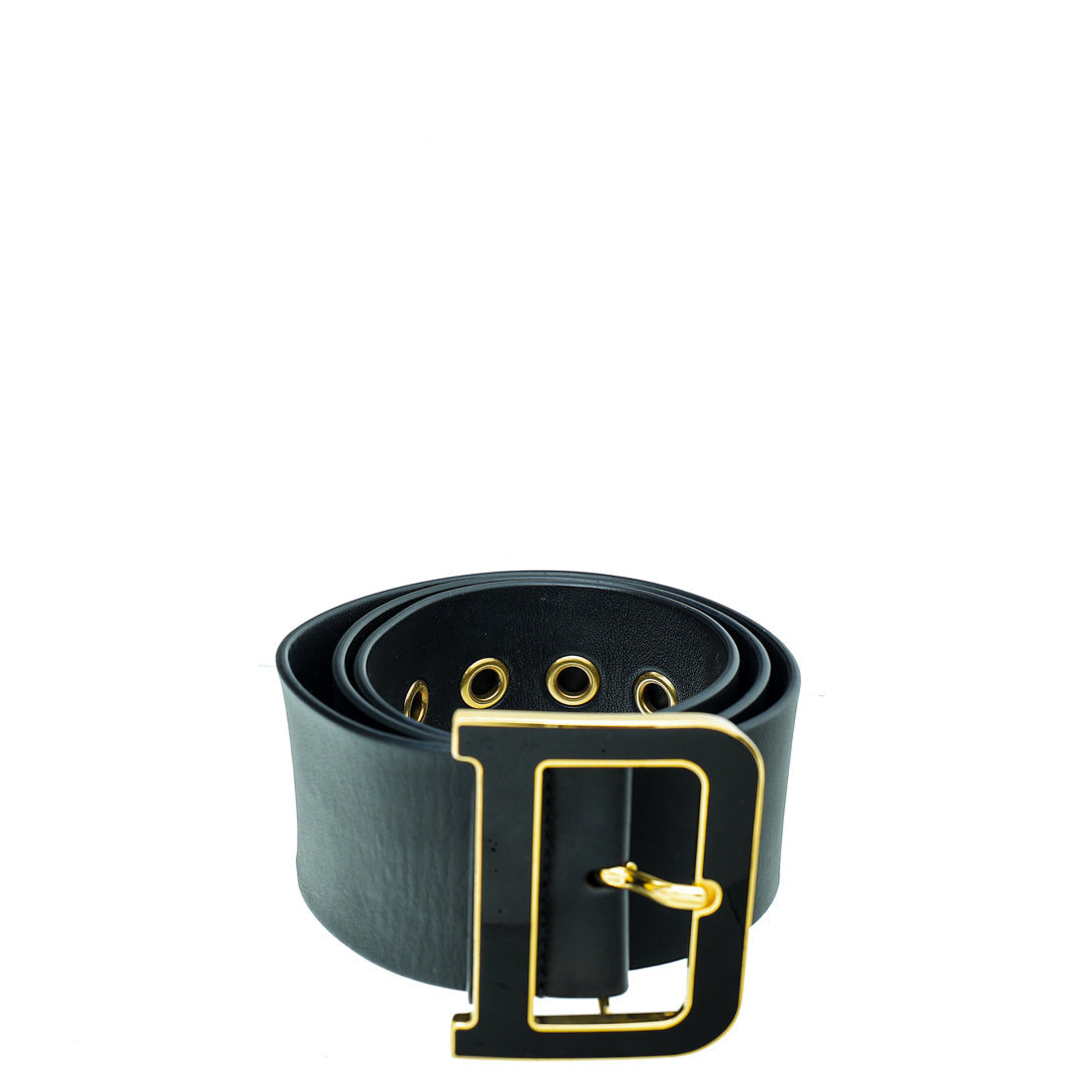 Christian Dior Black Diorquake 55mm Belt-Christian Dior-THE CLOSET