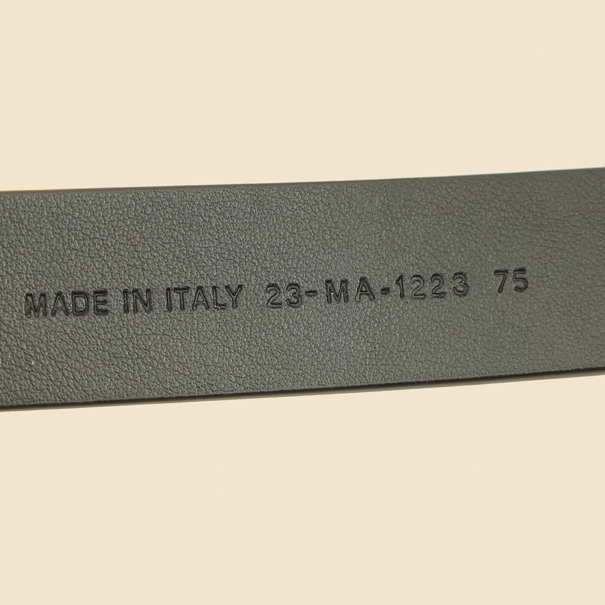 Christian Dior Black 30 Montaigne Cut-Out CD Belt-Christian Dior-THE CLOSET