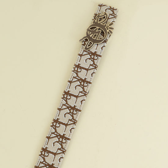 Christian Dior Bicolor x Cactus Jack Oblique Logo Belt