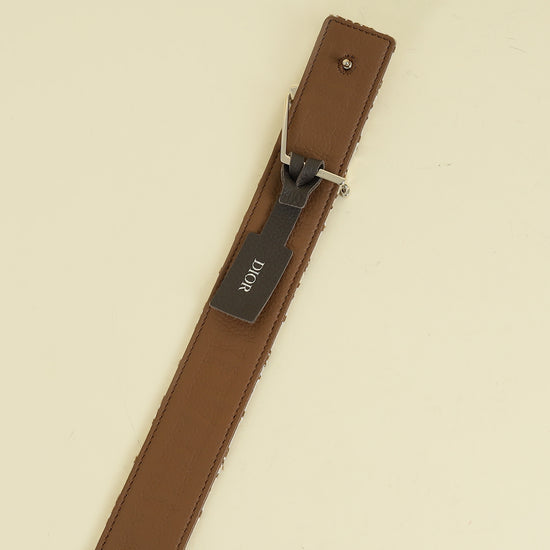 Christian Dior Bicolor x Cactus Jack Oblique Logo Belt