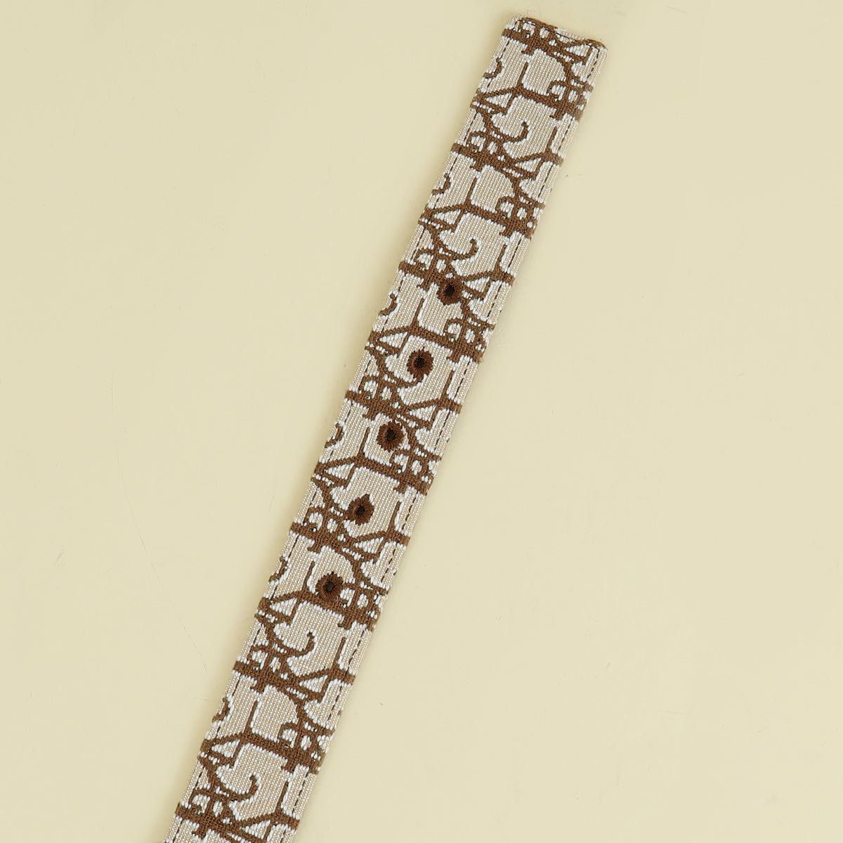 Christian Dior Bicolor x Cactus Jack Oblique Logo Belt