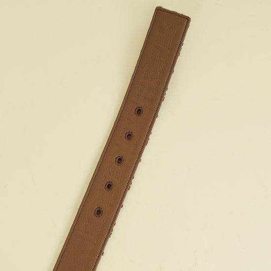 Christian Dior Bicolor x Cactus Jack Oblique Logo Belt